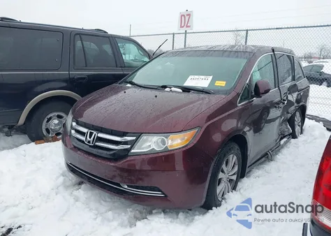 2014 Honda Odyssey Ex z USA, uszkodzony, nr VIN 5FNRL5H45EB073506